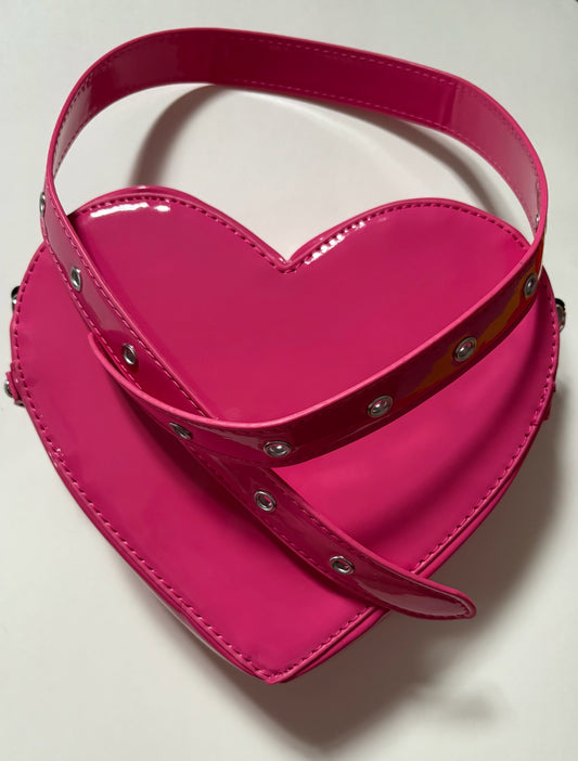Pink Heart Handbag