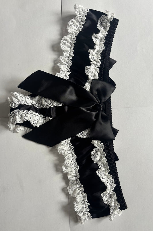 Black Frilly Knickers