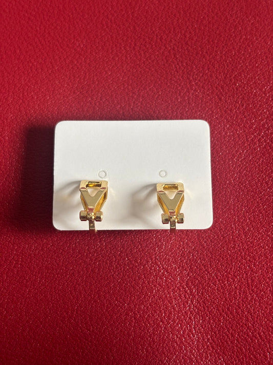 Clip On Heart Earrings