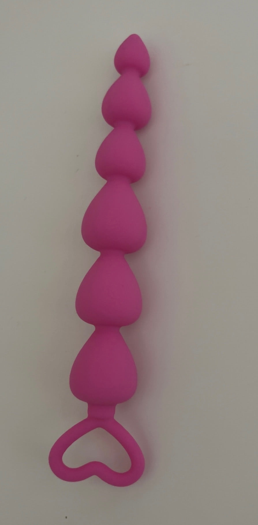 Pink Heart Anal Beads