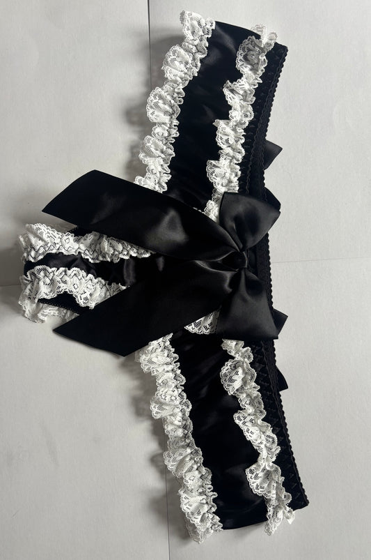 Black Frilly Knickers